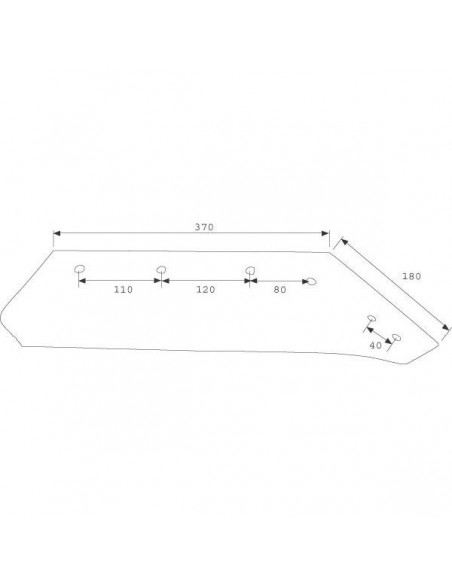 KK063015 - Kverneland Reja 16" Derecha Vertedera