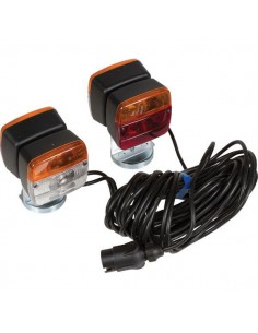 LA97550 - Kit de Luces de Señalización Magnéticas Traseras y Delanteras 12 m.