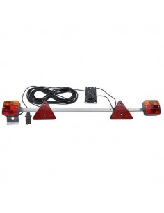 LA91270GP - Barras de Luces de Señalización Traseras Rampa Telescópica 1-1,6 m/12 m
