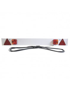 LA91284GP - Barras de Luces de Señalización Traseras + Triángulos 1,3 m.