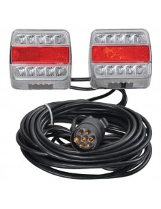 LA212351GP - Kit de Luces LED de Señalización Magnéticas Traseras, Freno Luz Indicadora 12 m.