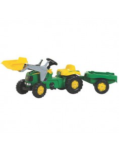 R02311 - Tractor a Pedales RollyKid John Deere con Cargador Frontal