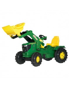 R61109 - Tractor a Pedales John Deere 6210R + Cargador Delantero