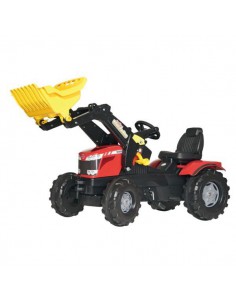 R61113 - Tractor a Pedales Massey Ferguson 8650 + Cargador Delantero