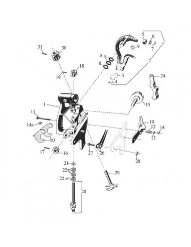 51992 - Palanca de Cuchila Vicon