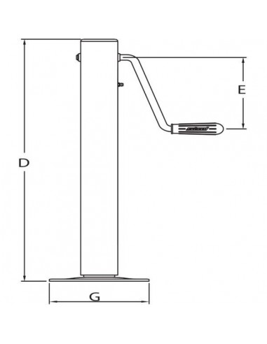 STR1535 - Pie Soporte VK 60 mm. STR1535 - Pie Soporte VK 60 mm.