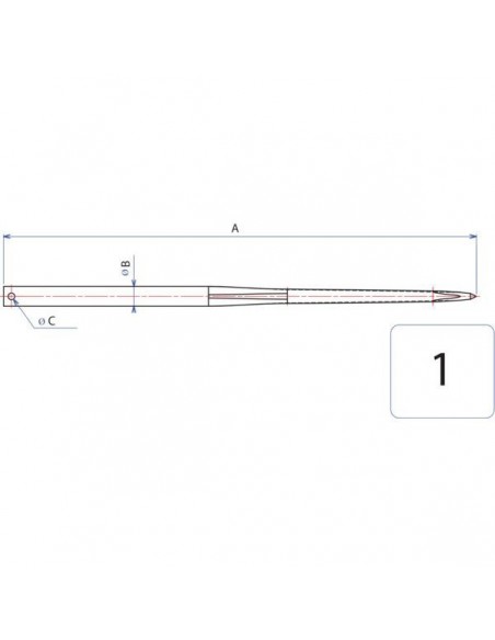 FT4501 - Diente de Cargador Frontal 45x1.250 mm. FT4501 - Diente de Cargador Frontal 45x1.250 mm.