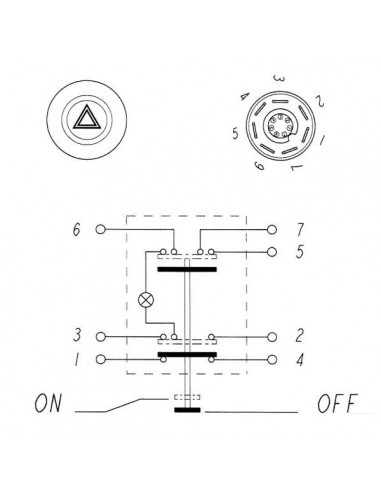 11100080PN - Interruptor de Intermitencias 12 Voltios