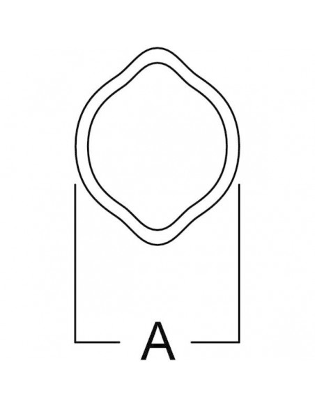 PTO9L24OPT1000GP - Tubo de Perfil de Cardan L24 Exterior 1.000 mm