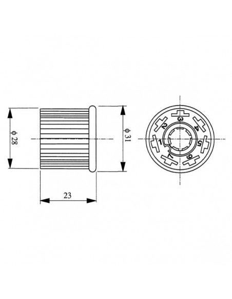 11175260PN - Interruptor Luces de Trabajo 12 Voltios
