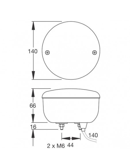 LA2003M - Luz Trasera 12/24 V LED LA2003M - Luz Trasera 12/24 V LED