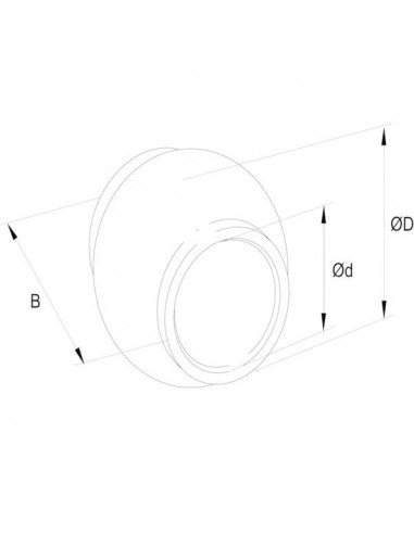 TL960254KR - Rotula Enganche Brazo Superior Cat. 3/2 25,4x60 mm.
