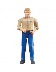 U60006 - Miniatura Figura de Hombre con Pantalones Azules