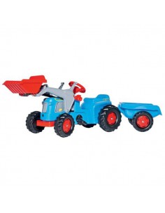 R63004 - Tractor a Pedales Rollykiddy Futura con Pala y Remolque