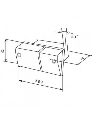 03159000 - Cobo Luz de Posición Derecha Adaptable Massey Ferguson - Landini