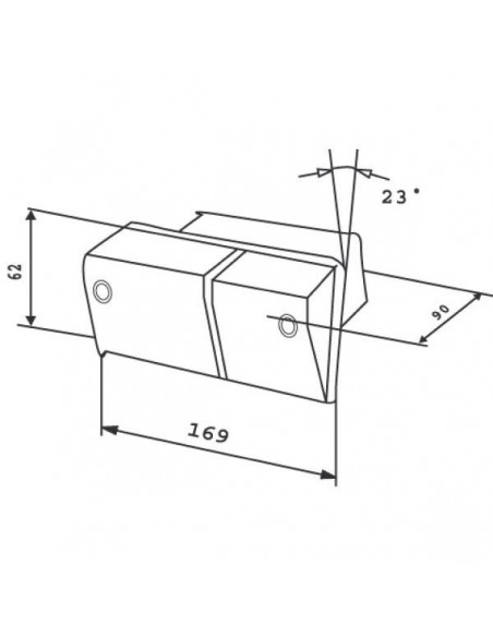 03159000 - Cobo Luz de Posición Derecha Adaptable Massey Ferguson - Landini