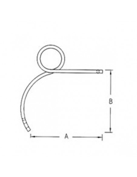 0100502032 - Brazo Arado Casamayor Derecho 32x32 Taladro 22