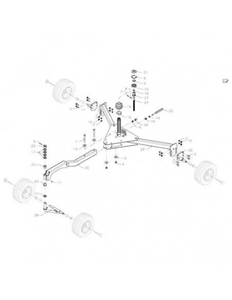 VF16609204 - Vicon Eje Husillo de Ajuste