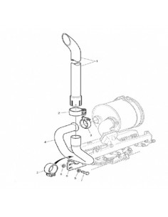 L115731 - John Deere Codo Tubo Escape