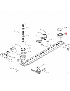 A132145577 - Vicon Cono Disco Corte Triángular Segadora Vicon Extra 832 T