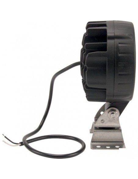 LA10011 - Faro Trabajo Redondo LED 25 W 2000 Luménes Reflector Iluminación Largo Alcance