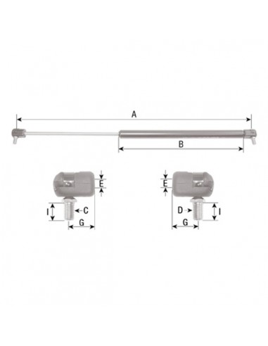 82019393GN - Cilindro de Gas L585-200N 82019393GN - Cilindro de Gas L585-200N