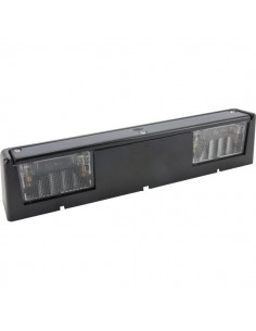 2KA004525001 - Luz de Placa con Portamatrículas 266x45x59 mm.
