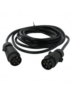 LA404024 - Cable Espiral 5 metros 7 Polos Terminal-Terminal