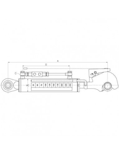 TCVNN356330022 – Brazo Superior Hidráulico Categoría 2 340x620 mm.