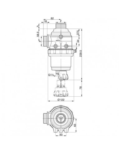 3142463 - Filtro Aspiración 100-160 l 1 1/2"