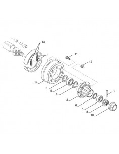 84100576 - New Holland Zapata Freno Empacadora