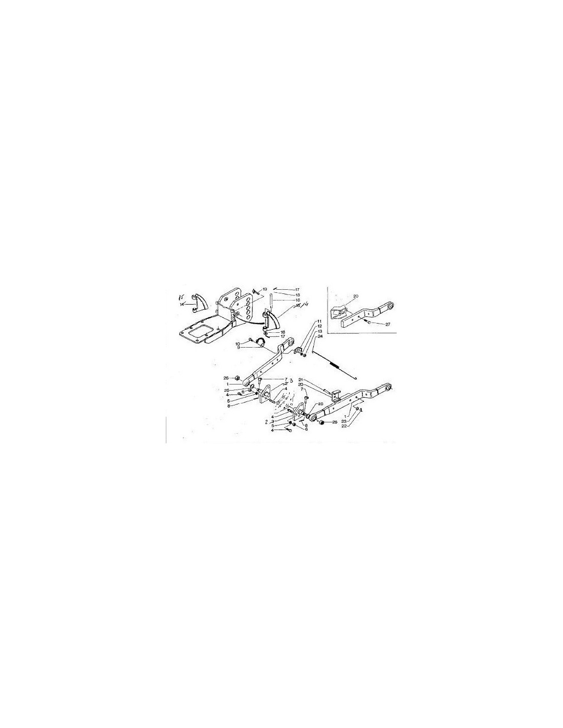 3562491892gn Kubota Soporte Brazo Elevador Izquierdo M6030dt