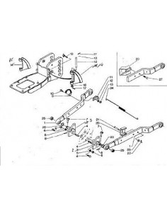 3562491892GN - Kubota Soporte Brazo Elevador Izquierdo M6030DT