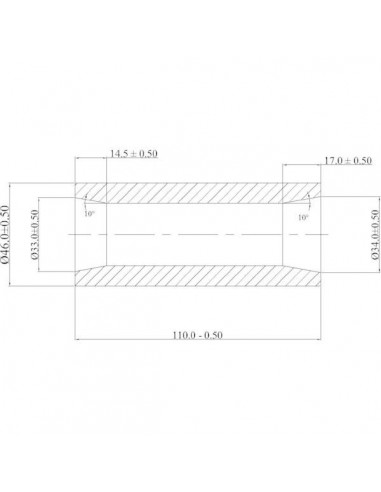FT1014 - Casquillo Soldable Púa Alpaca