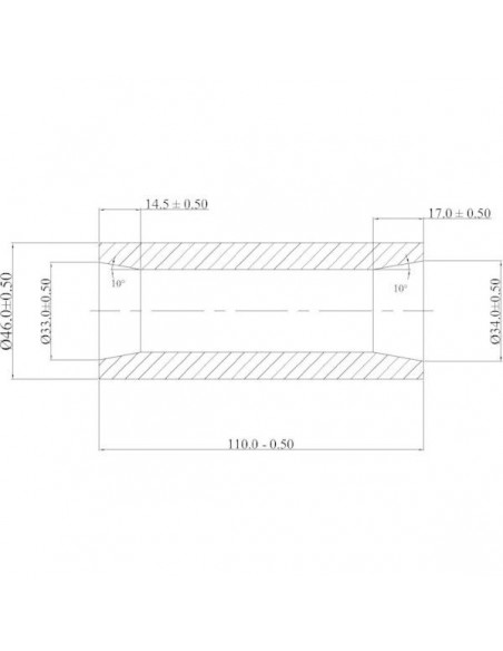 FT1014 - Casquillo Soldable Púa Alpaca