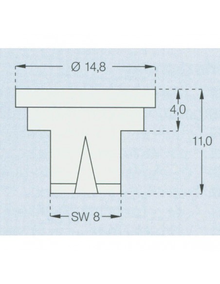 OC3406 - Boquilla Fin Rampa OC3 90º Latón