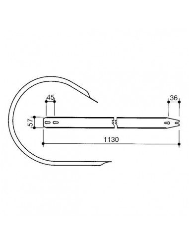 0008602300KR - Claas Costilla de Pick Up Adaptable