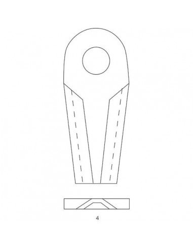 134308 - Fella Cuchilla Derecha Segadora Serie SM (25 unidades)