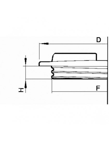 3522221 - Tapa a Rosca Arag con Pulgador Diámetro 250 mm. 3522221 - Tapa a Rosca Arag con Pulgador Diámetro 250 mm.
