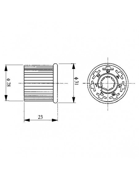 11120140PN - Interruptor Luces de Trabajo 12/24 Voltios