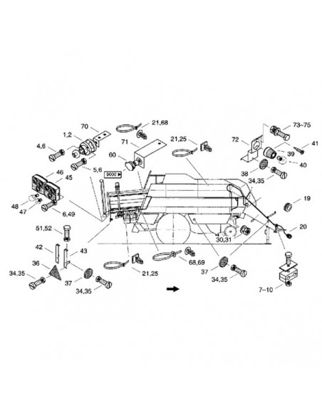 07069082 - Case IH Mazo Cables Empacadora 07069082 - Case IH Mazo Cables Empacadora