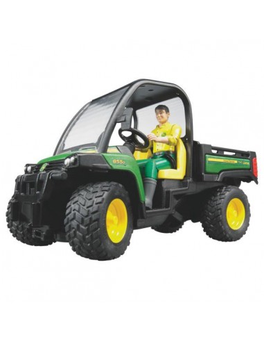 U02490 - Bruder John Deere Gator 855D con Conductor