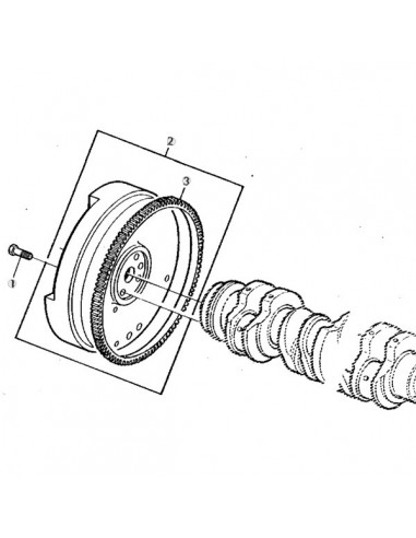 R114282GN - John Deere Corona Volante Motor Adaptable R114282GN - John Deere Corona Volante Motor Adaptable