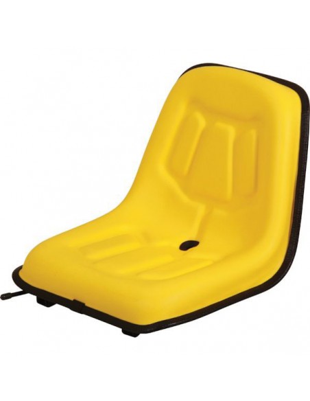 TS13000GP - Asiento PVC Amarillo Sin Amortiguación 380x363 mm.