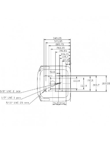 TS14000GP - Asiento PVC Negro Sin Amortiguación 470x480 mm.