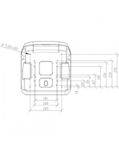 TS19100GP - Asiento PVC Negro Sin Amortiguación 490x470x405 mm. TS19100GP - Asiento PVC Negro Sin Amortiguación 490x470x405 mm.