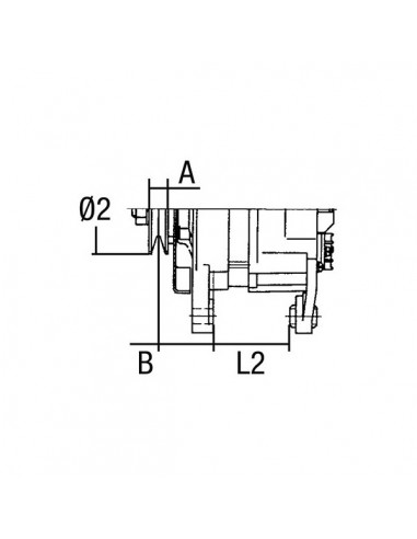 1545164010GN - Kubota Alternador 14V 35A M8950 DT Adaptable