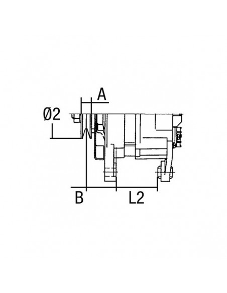 1545164010GN - Kubota Alternador 14V 35A M8950 DT Adaptable