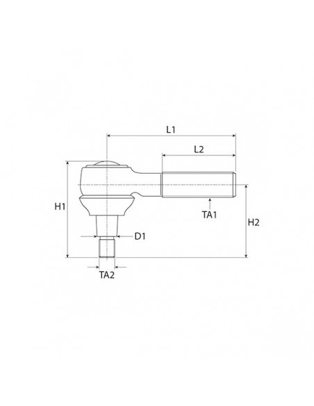 02382013GN - Deutz-Fahr Rótula Dirección Adaptable