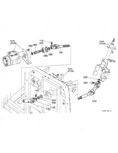 3G70063410GN - Kubota Cardán Dirección Varios Modelos